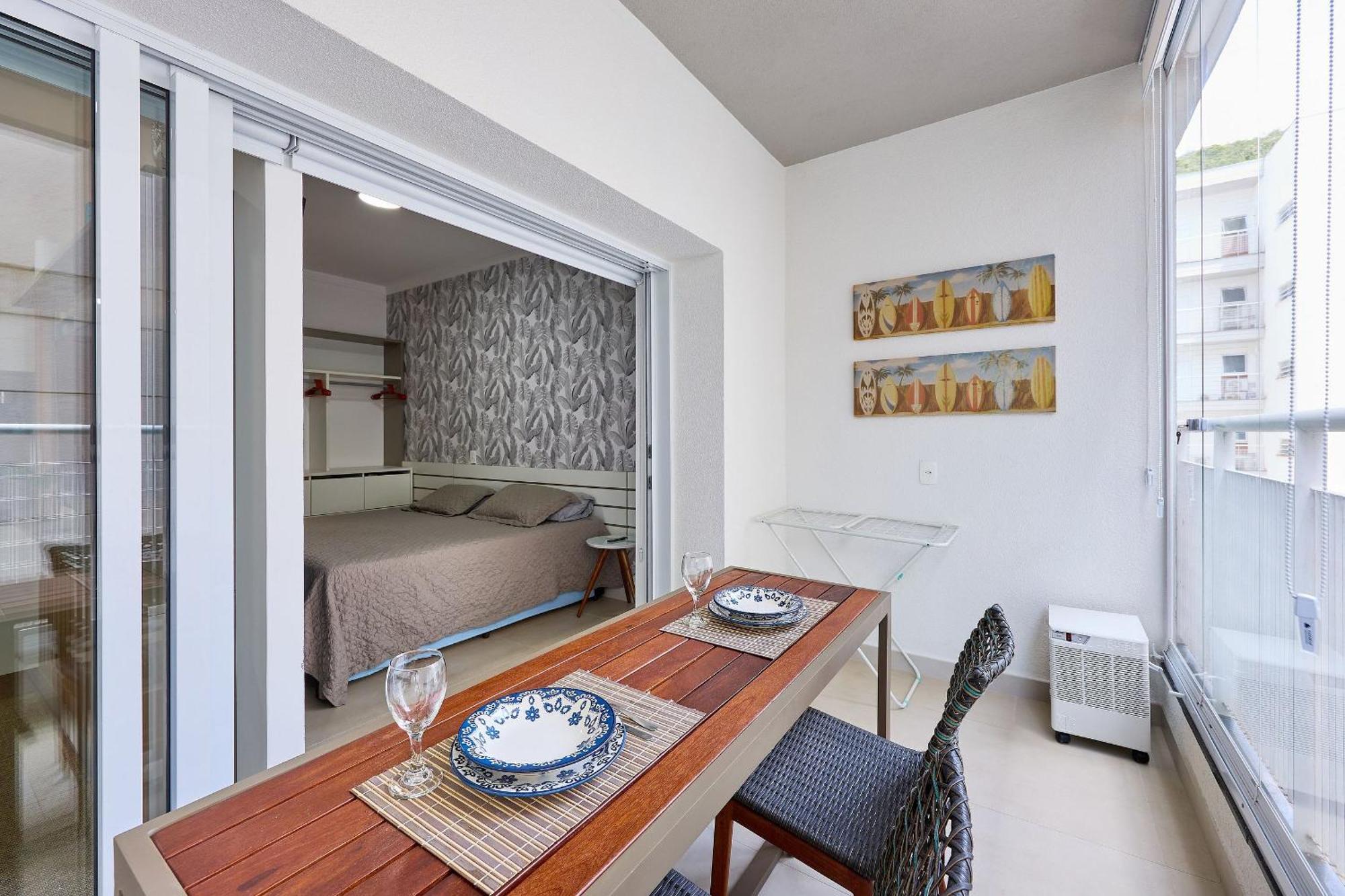 Apartamento Af-63 Pertinho Da Grande, Ar, Completo E Bem Decorado *