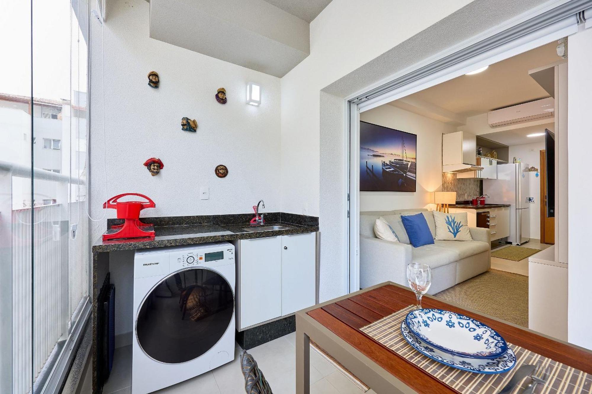 Apartamento Af-63 Pertinho Da Grande, Ar, Completo E Bem Decorado Ubatuba