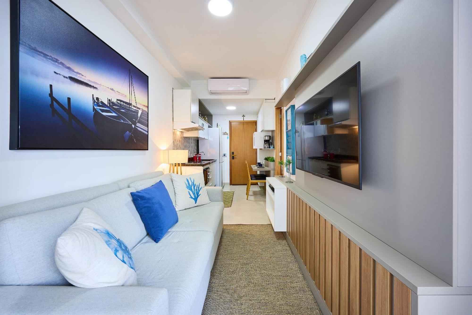 Apartamento Af-63 Pertinho Da Grande, Ar, Completo E Bem Decorado Ubatuba